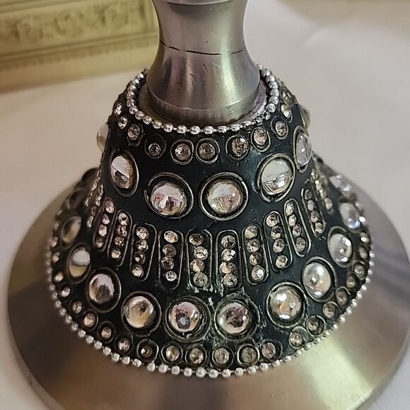 Bejeweled Taper Candle Holder Versatile - Picture 4 of 13